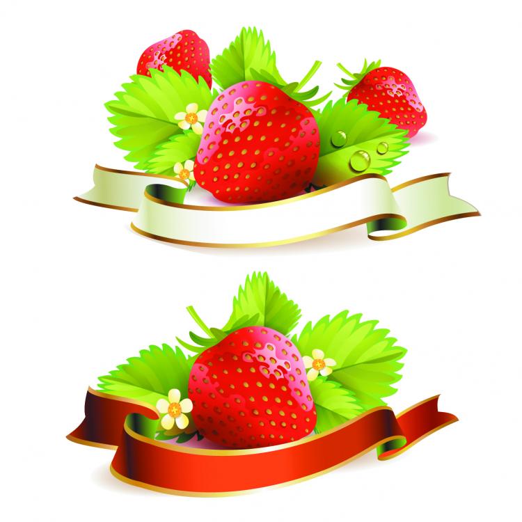free vector Strawberry theme background 03 vector